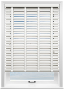 Ecowood Deluxe, Pure White Satin - Venetian Blind